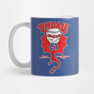 Defunct Lindale Dragons Baseball Team Mug